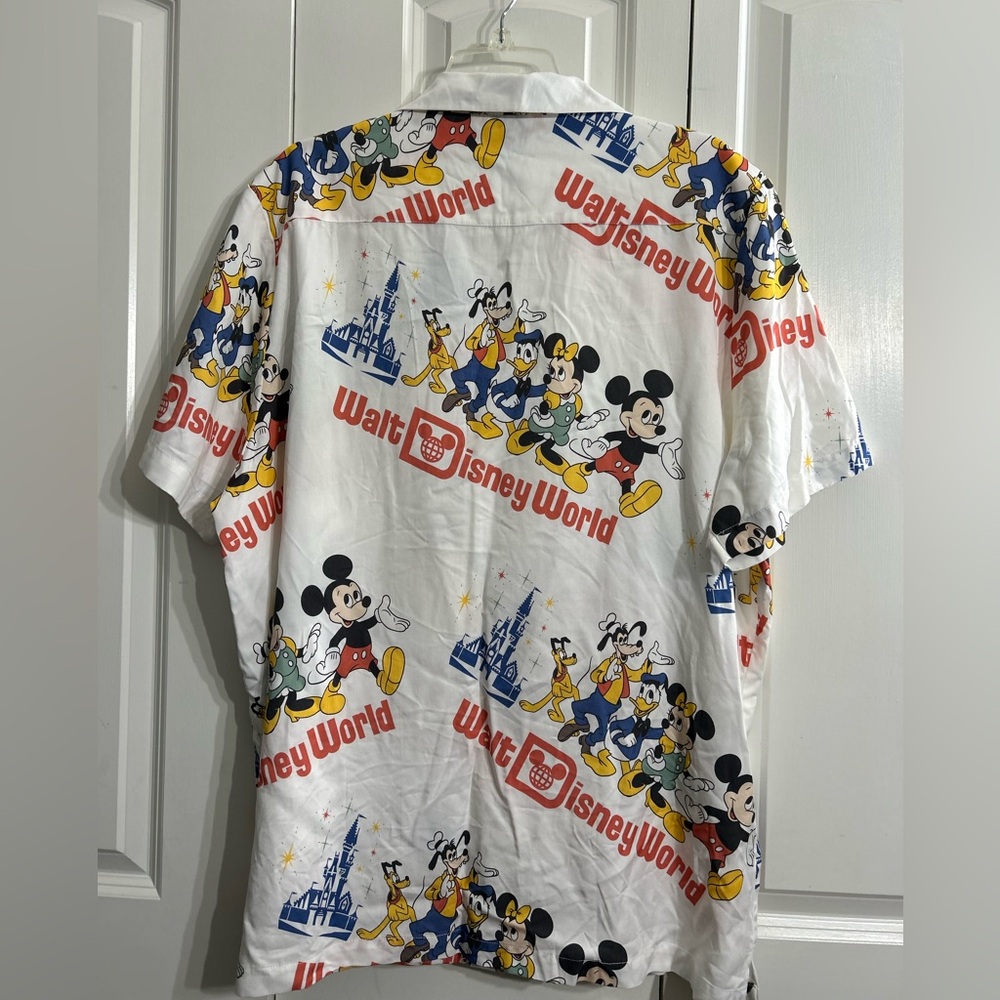 Disney World 50th Anniversary Men's Camp Short Sleeve Shirt Size XXL - Picture 4 of 12